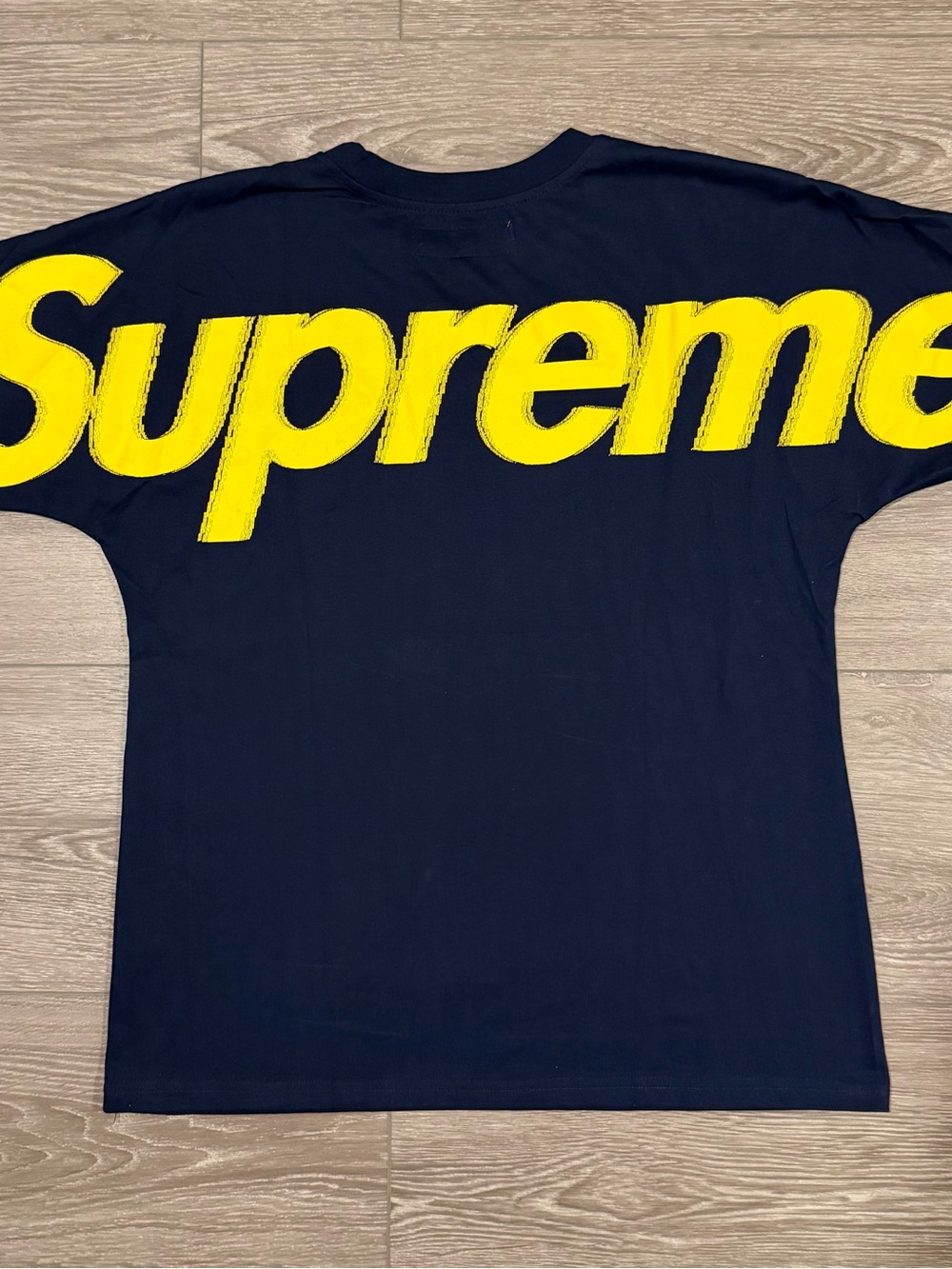 Navy Blue Supreme tee